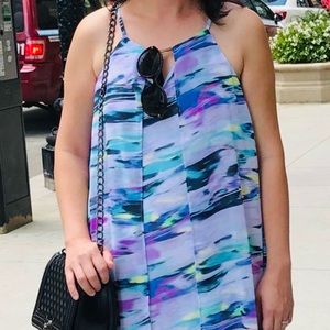 Thalia Sodi dress multi color sleeveless size S